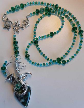 Chapelet de protection le dragon d emeraude 3